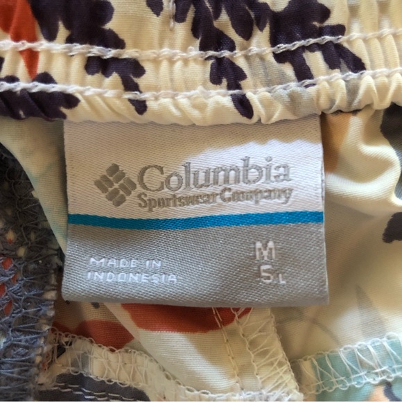 Columbia Sandy River II Shorts Floral Print OmniShade Athletic Outdoor Pull On M - Picture 8 of 8